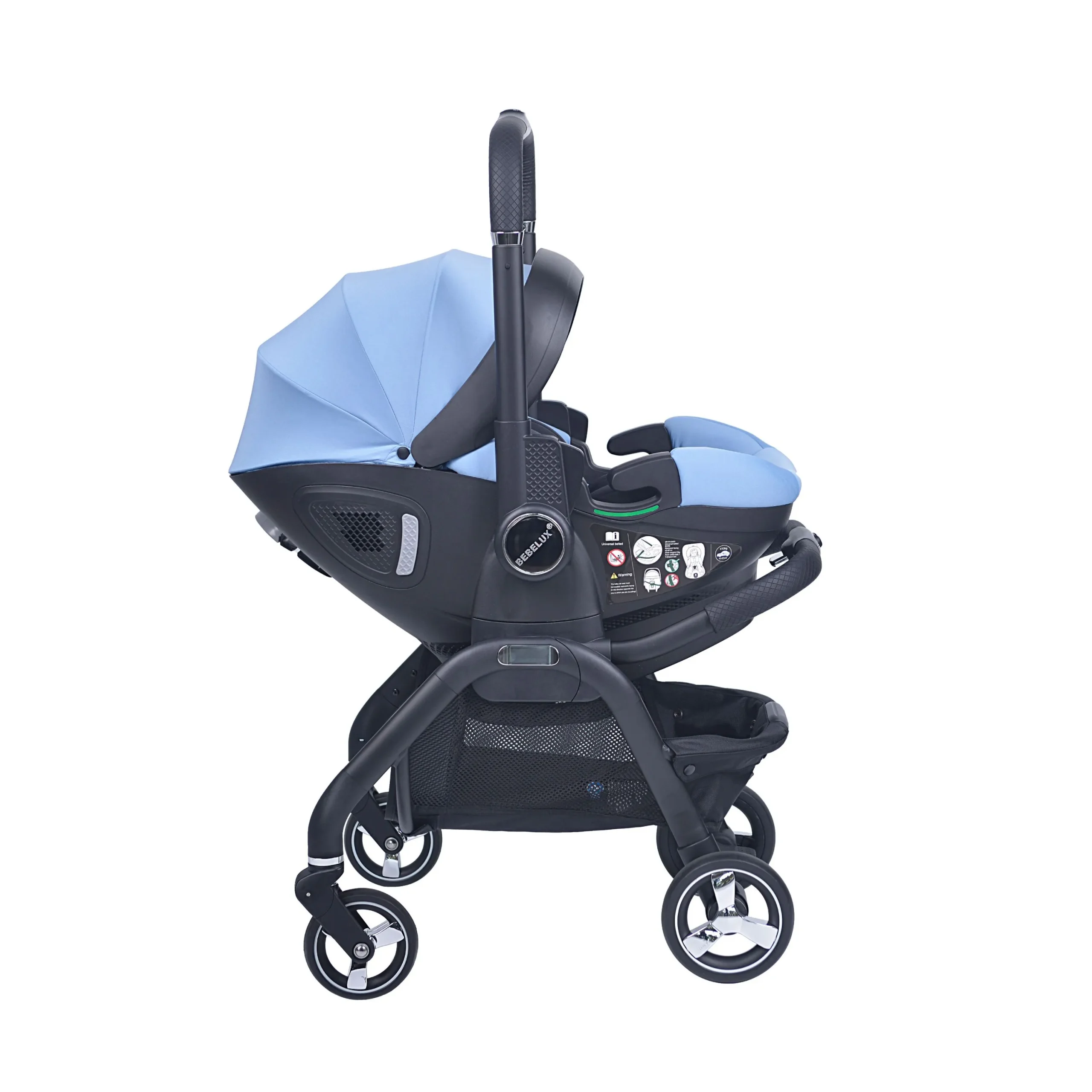 Blue Baby Stroller S366 - Image 9