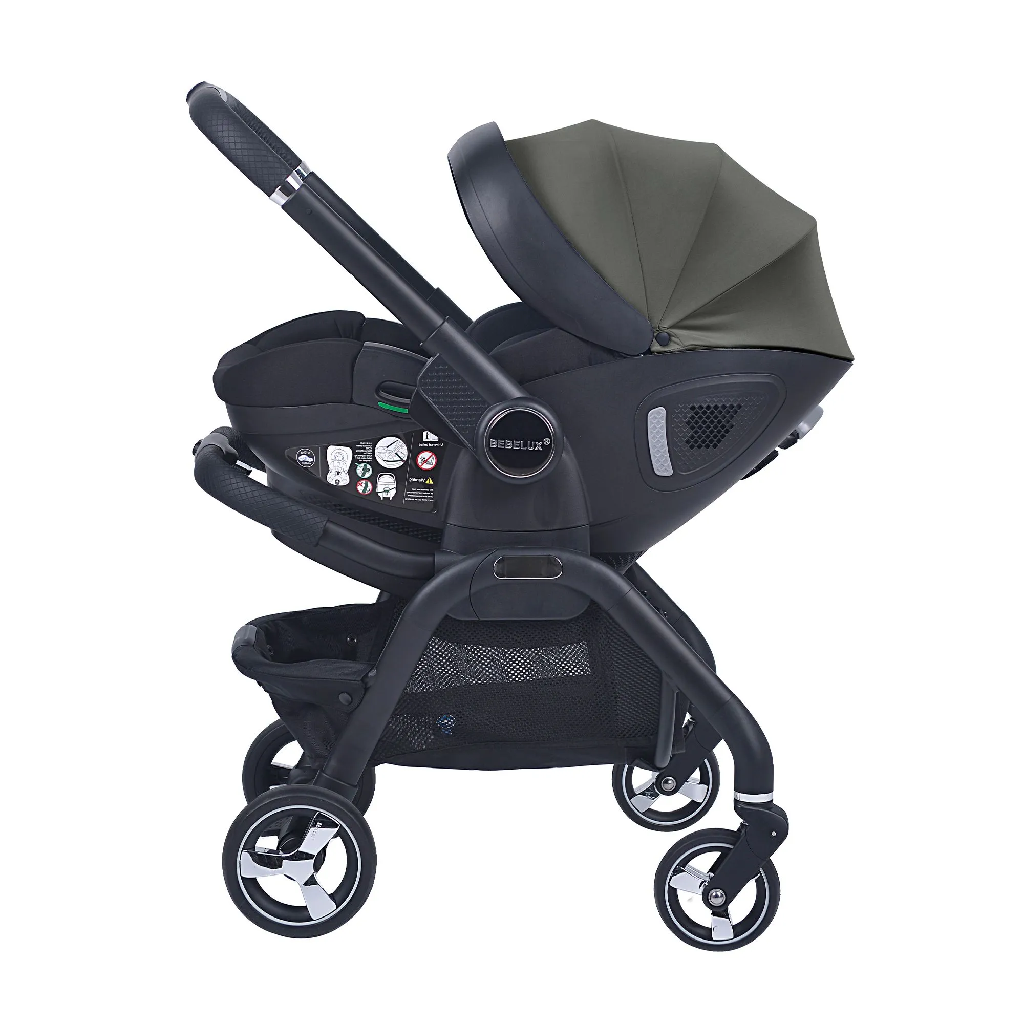 KHAKI Baby Stroller S366 - Image 5