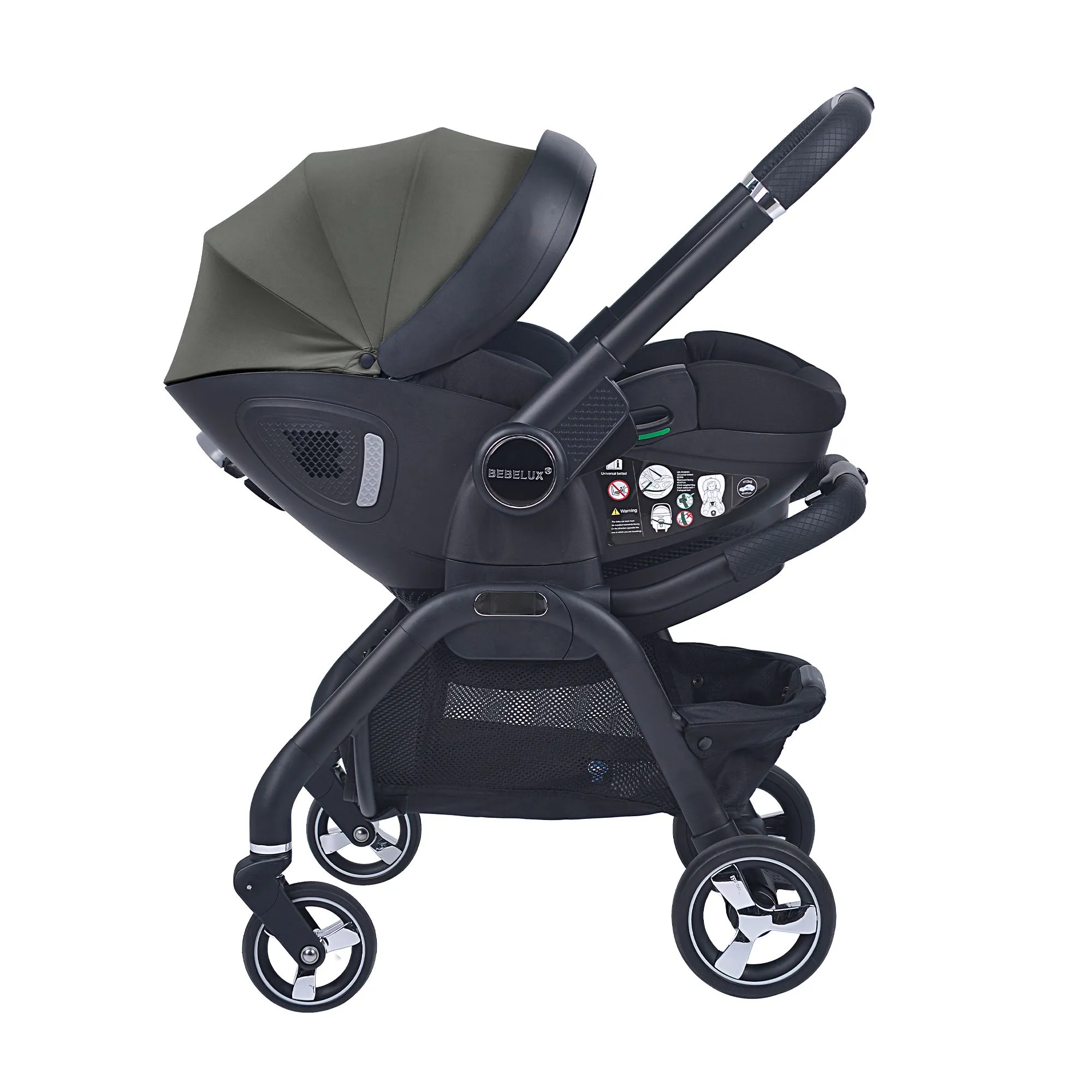 KHAKI Baby Stroller S366 - Image 3