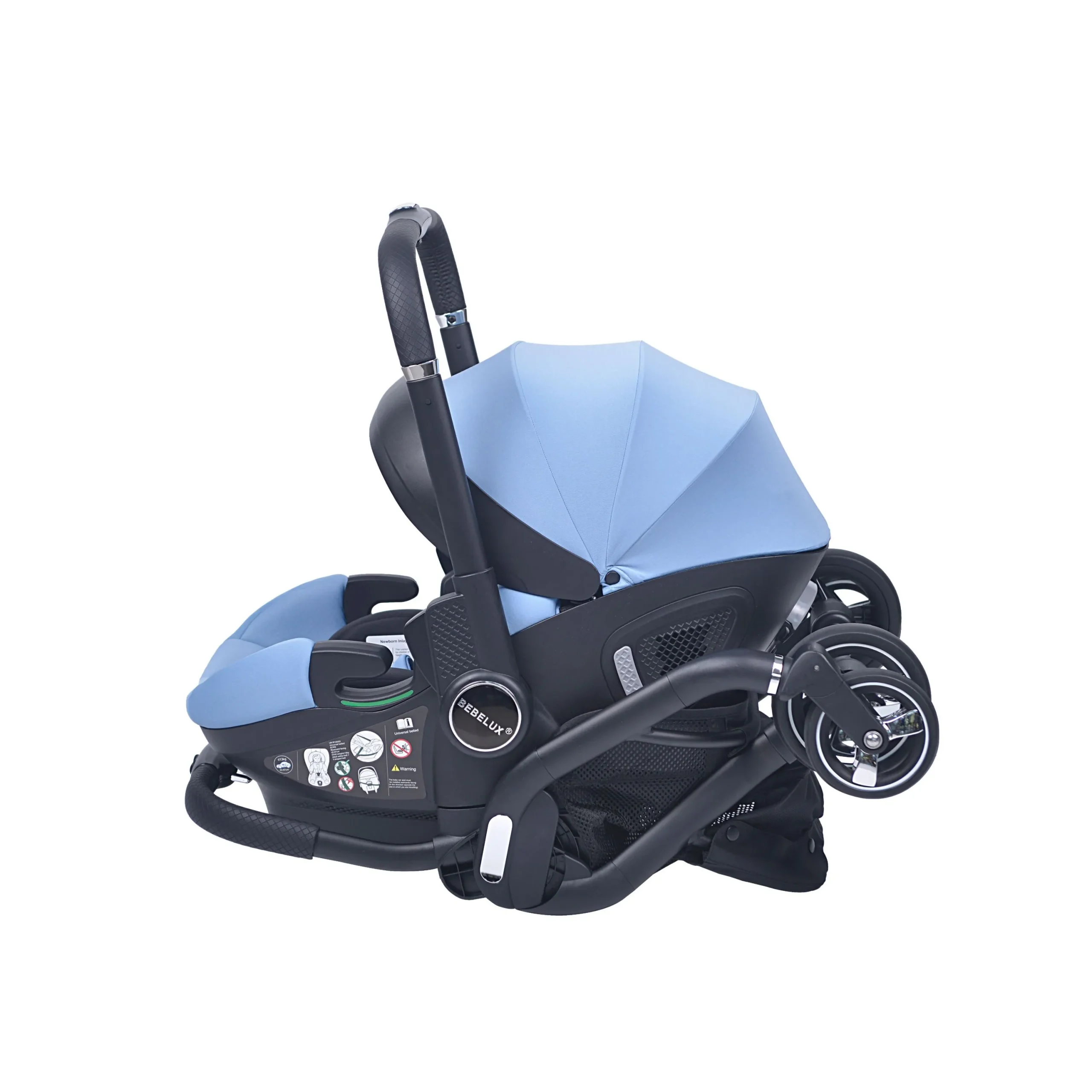 Blue Baby Stroller S366 - Image 12