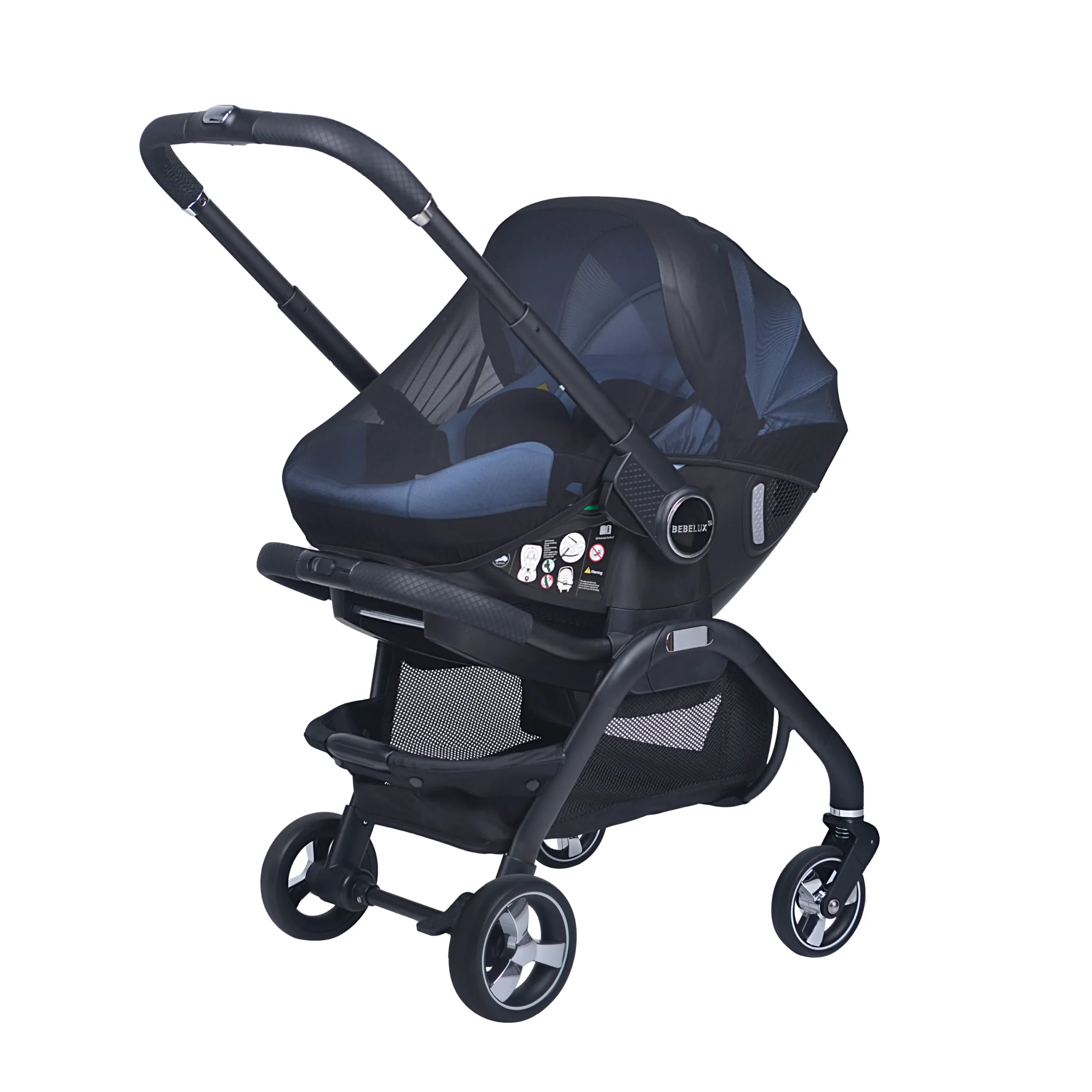 Blue Baby Stroller S366 - Image 25